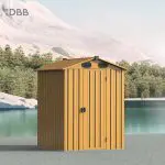 KingSuper series metal garden shed with Gable roof 5x6ft（10）