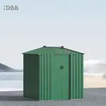 KingSuper series metal garden shed with Gable roof 6x5ft（6）