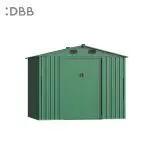 KingSuper series metal garden shed with Gable roof green 8x6ft 2