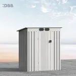 KingSuper series metal garden shed with Pent roof 5x3ft 4