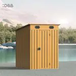 KingSuper series metal garden shed with Pent roof 5x6ft 11