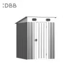 KingSuper series metal garden shed with Pent roof 5x6ft（2）