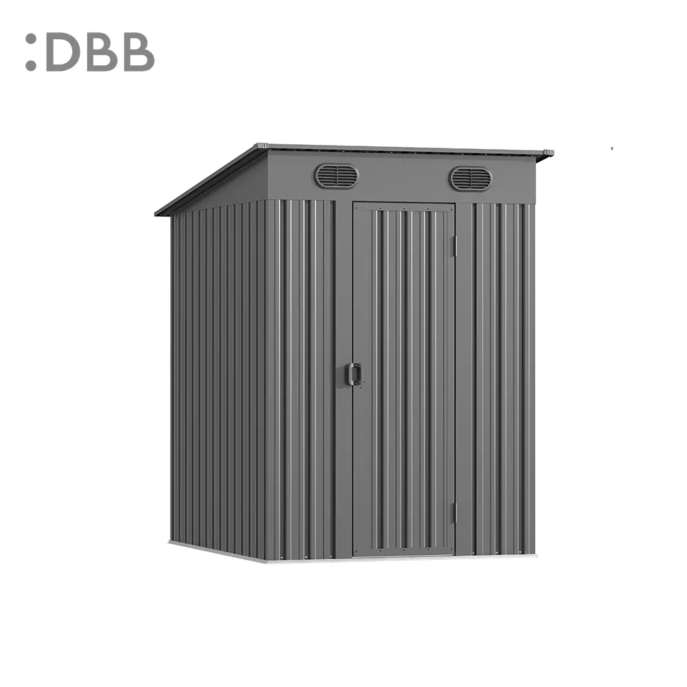 KingSuper series metal garden shed with Pent roof