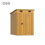 KingSuper series metal garden shed with Pent roof 5x6ft（5）