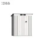 KingSuper series metal garden shed with Pent roof beige 5x3ft 2