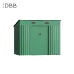 KingSuper series metal garden shed with Pent roof green 8x6ft 2