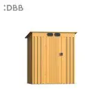KingSuper series metal garden shed with Pent roof yellow 5x3ft 2