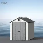 Kingcenter series Intelligent Plastic Sheds with Gable roof Stardust 6x10ft 4