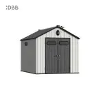 Kingcenter series Intelligent Plastic Sheds with Gable roof Stardust 8x10ft 2