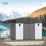 Kingcenter series Intelligent Plastic Sheds with Pent roof Stardust 10x8ft 2
