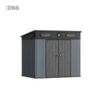 Kingcenter series Intelligent Plastic Sheds with Pent roof blue ashes 8x6ft 1