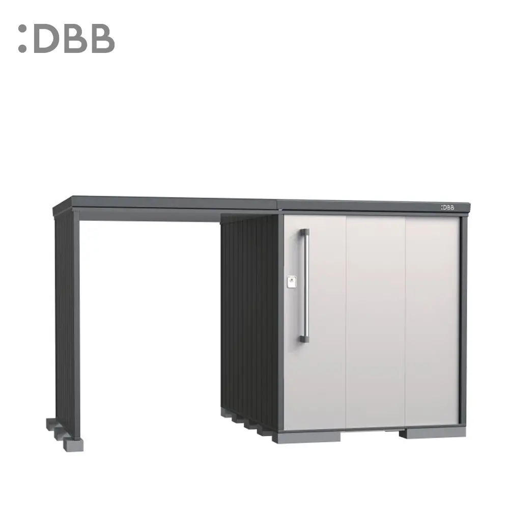 Medium Stoage Shed with Awning wide2210