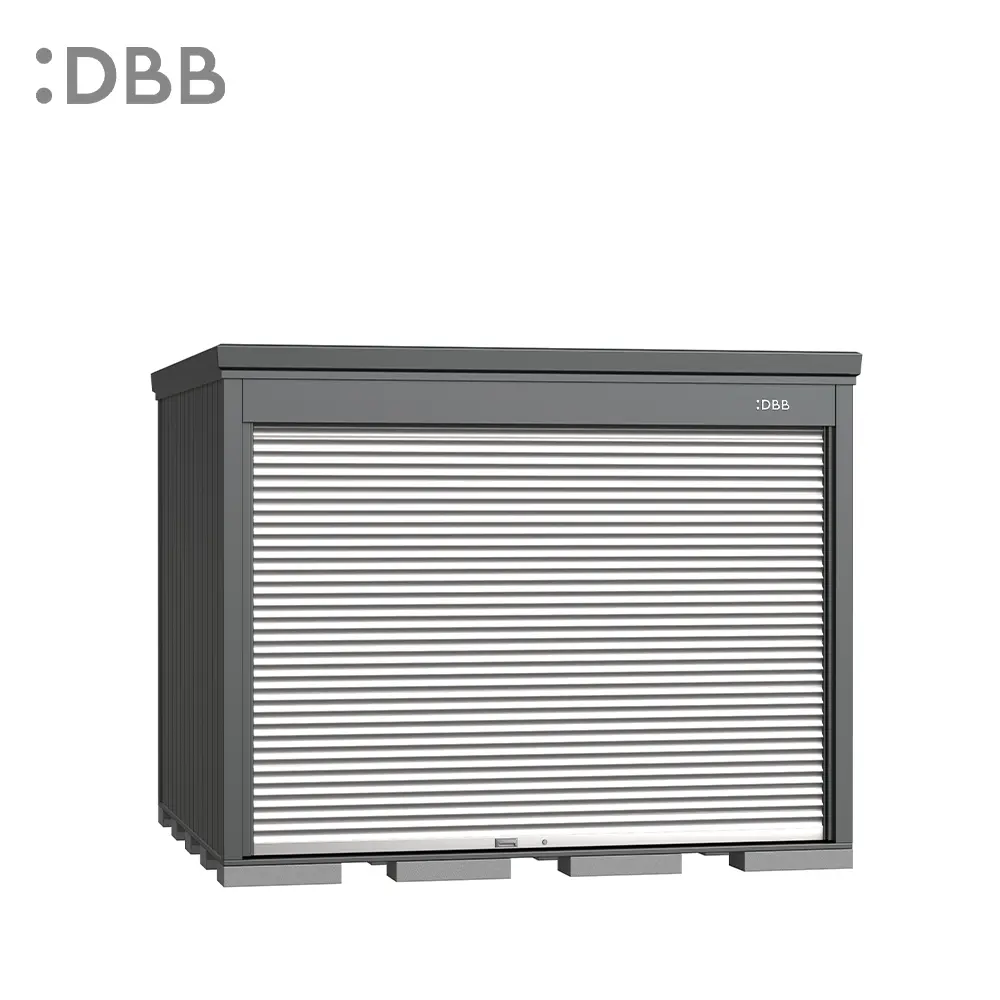 Rolling Shutter Door type Medium Sized Storage Shed wide3050