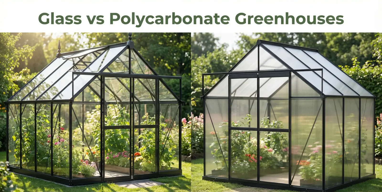 Glass-vs-Polycarbonate-Greenhouses