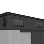 12' x 7' pent shed roof details