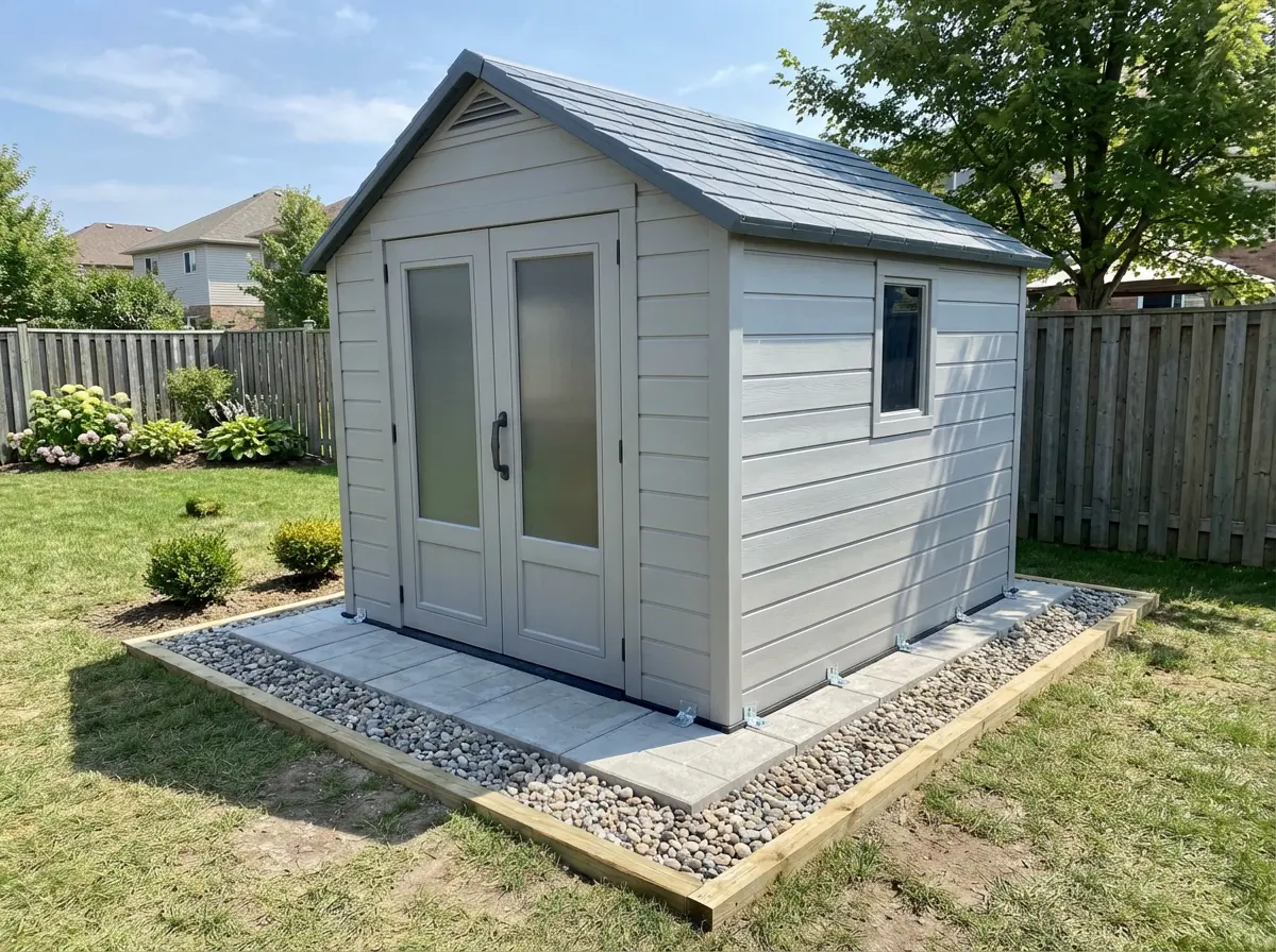 shed with foundation