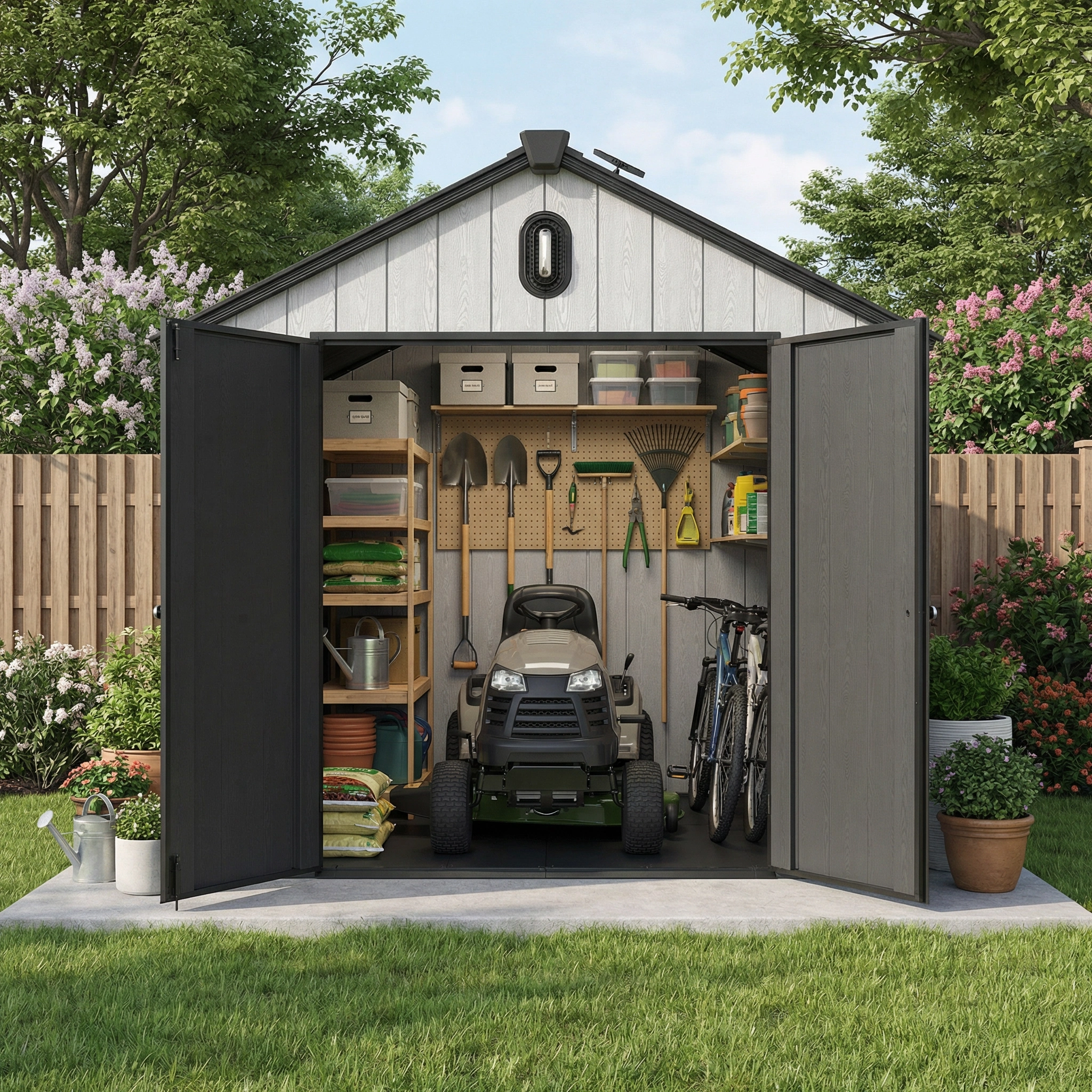 8 x 8 storage shed