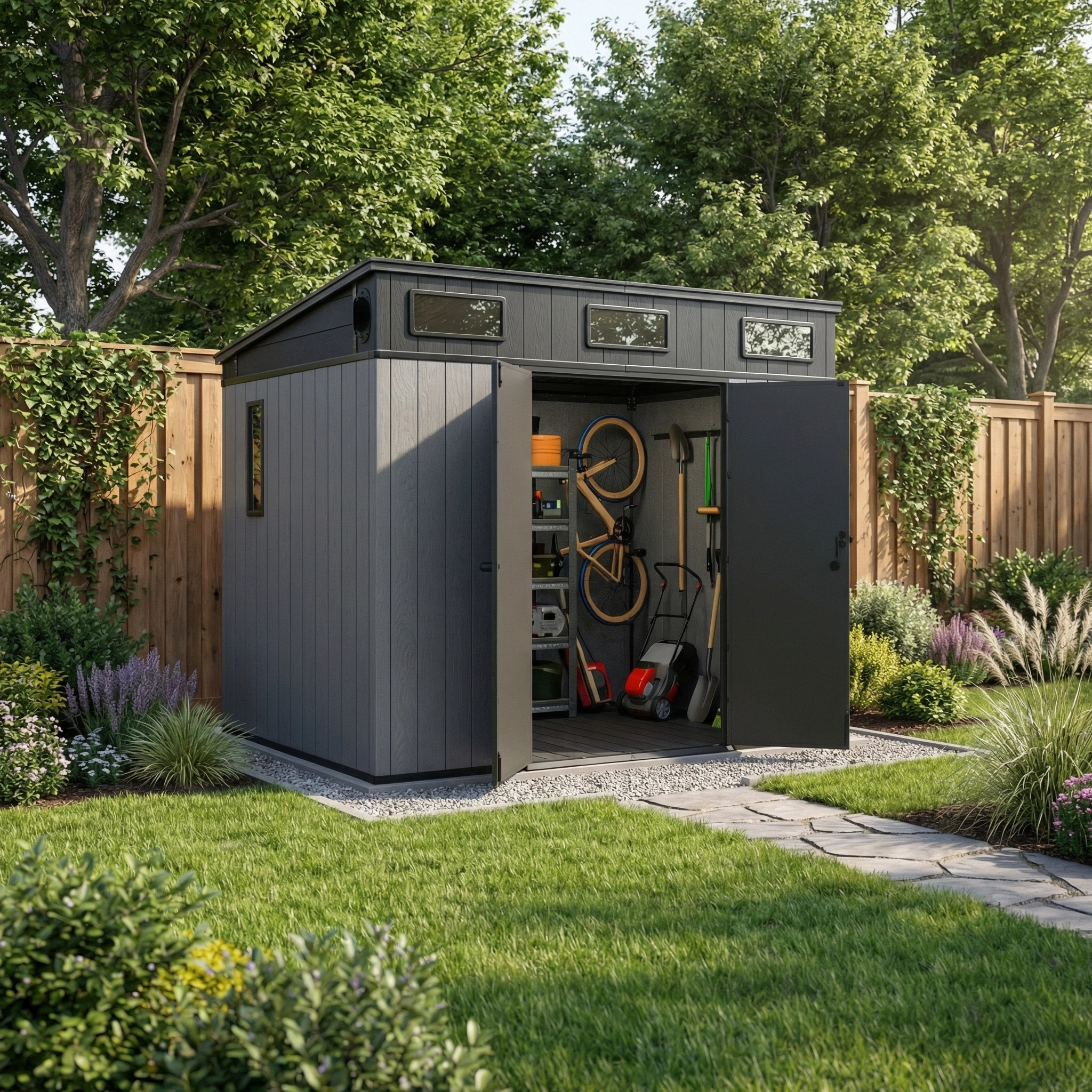 pent roof Storage Shed