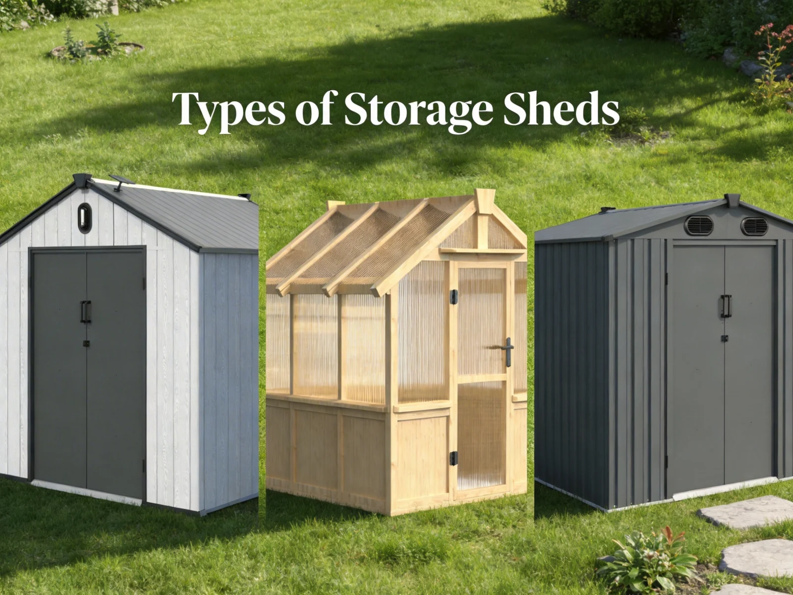 types of storage sheds