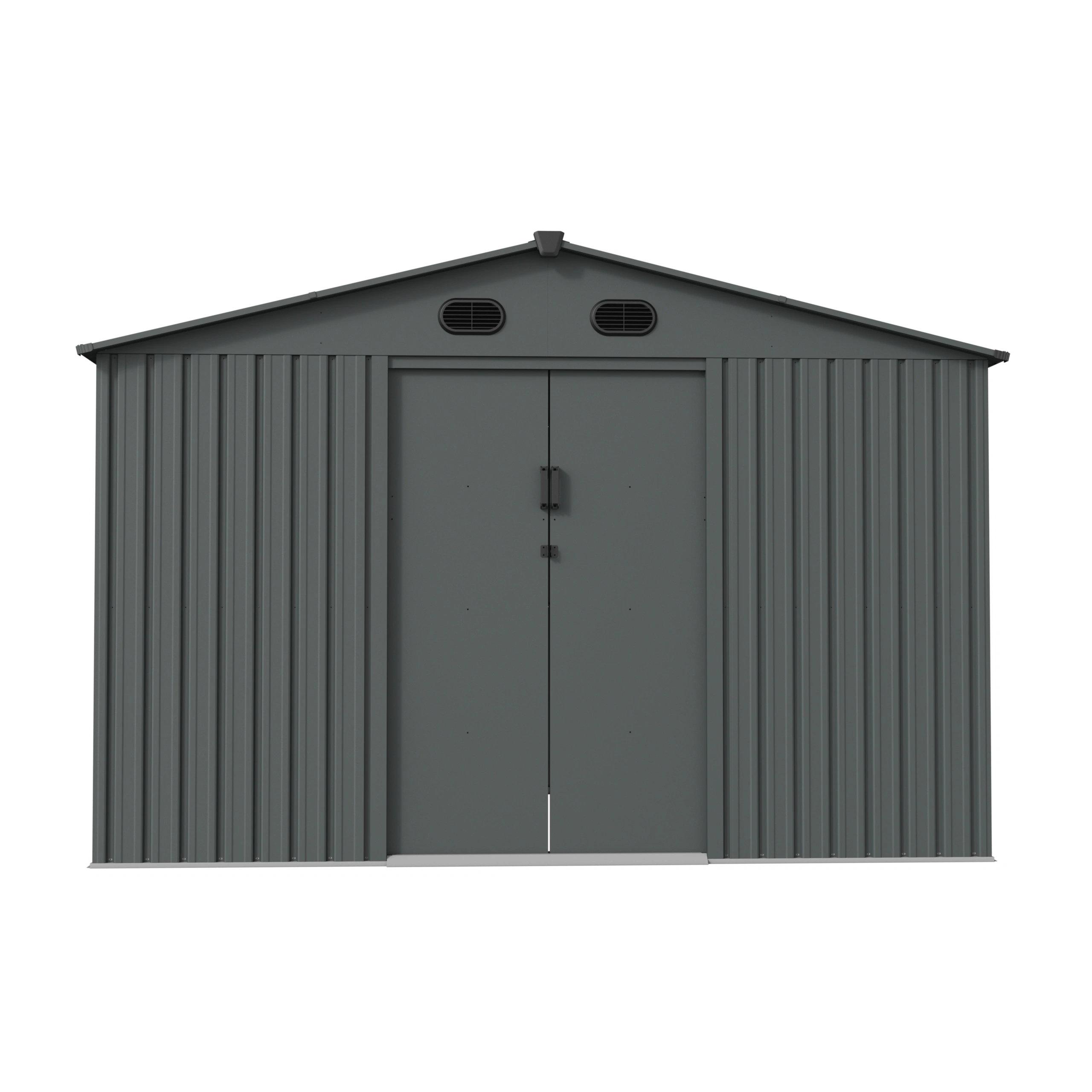 10 x 8 metal shed with gable roof