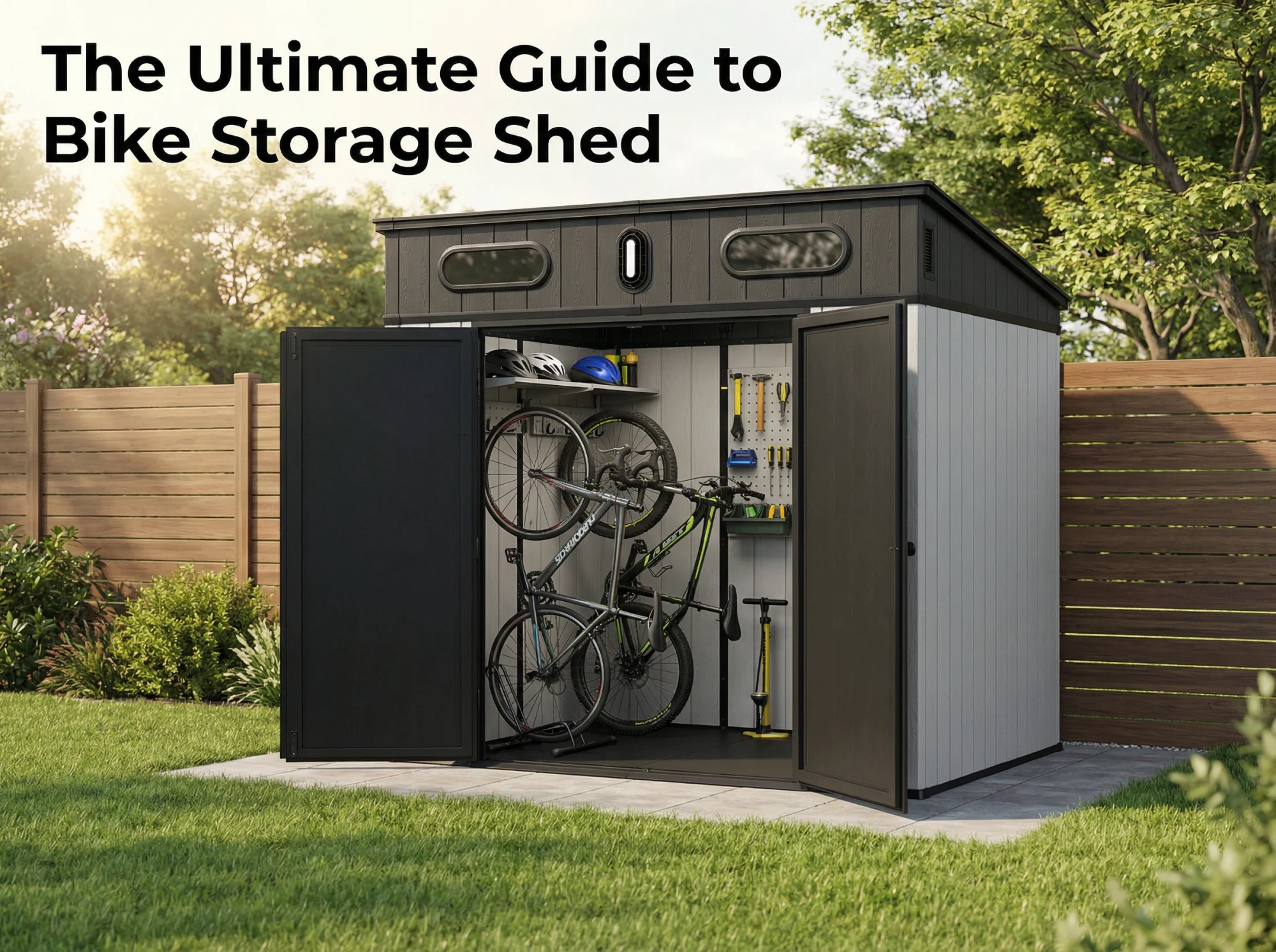 bike storage shed
