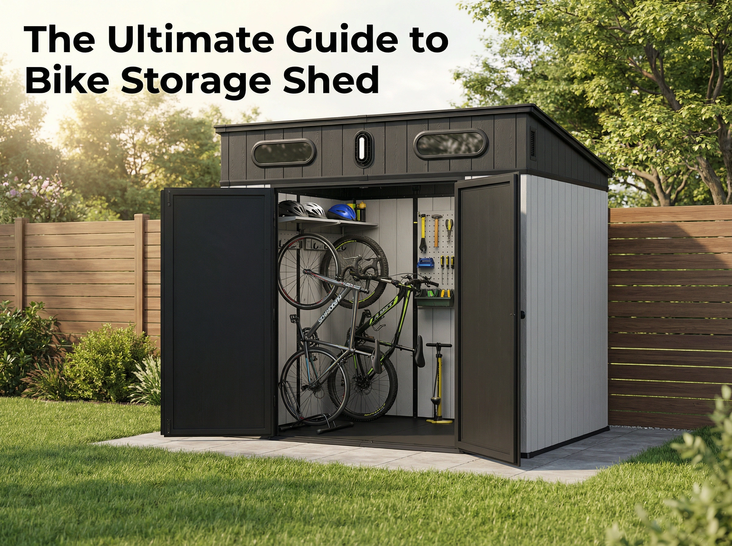 bike storage shed