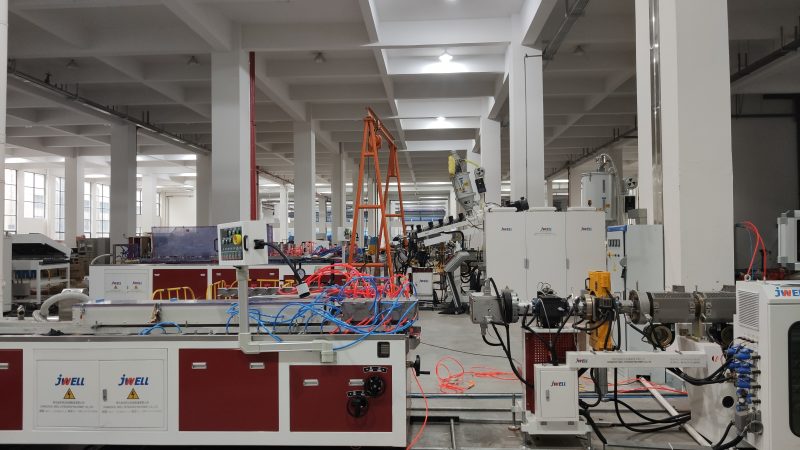 a standardized metal shed production line